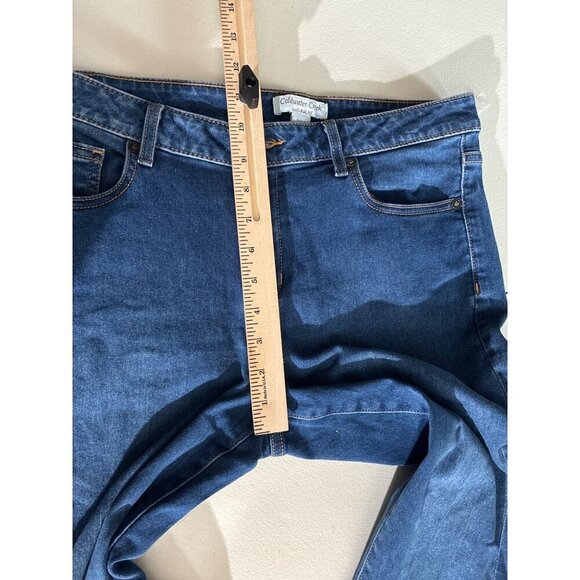 Coldwater Creek Jeans Womens Size 6 Blue Natural Fit Straight Leg Jeans Denim - Picture 6 of 8